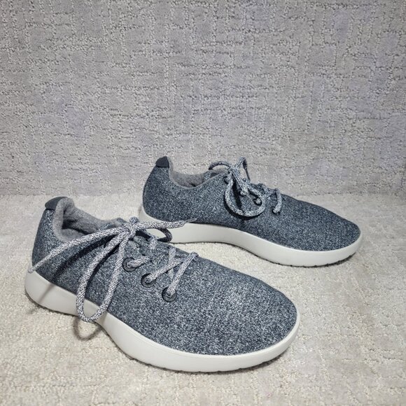 Allbirds Mens Size US 8 Natural Gray Merino Wool Runners Lace Up Sneaker NEW - Picture 3 of 9